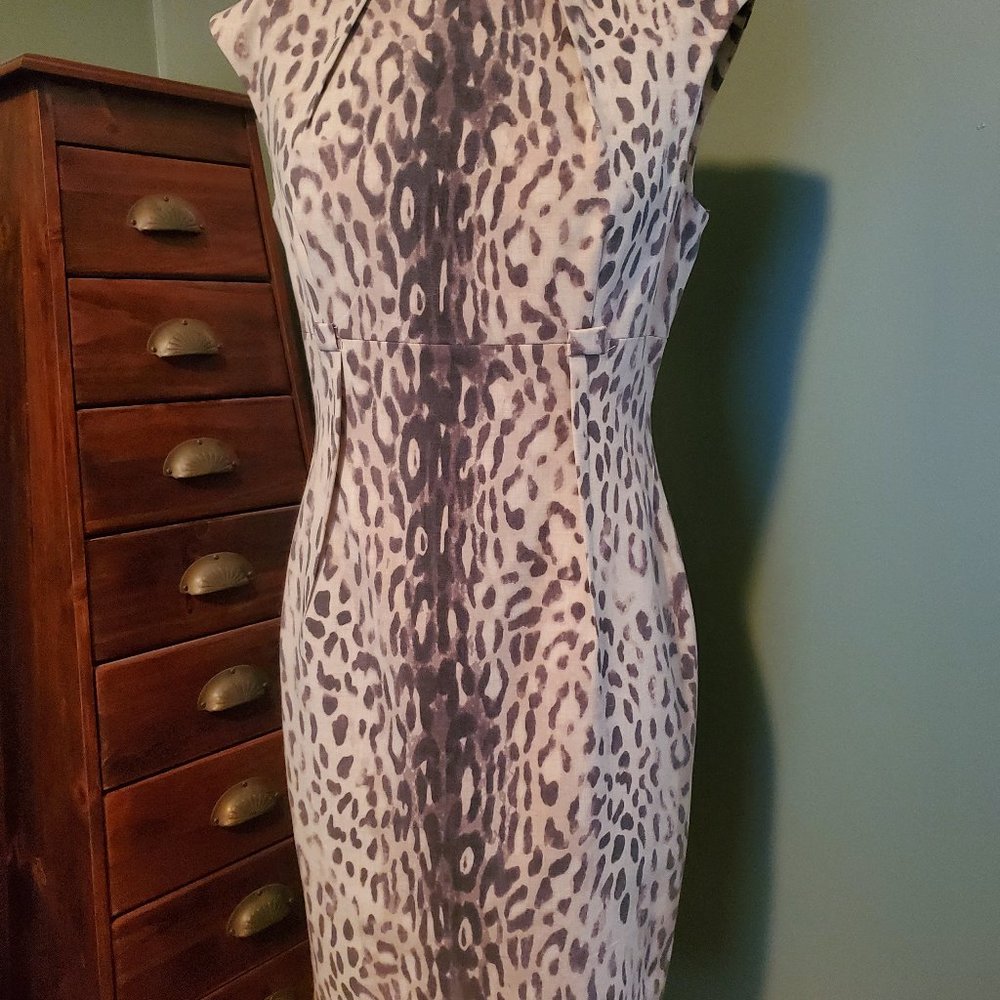 Calvin Klien Leopard Print Dress for Work